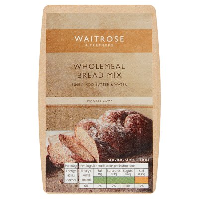 Waitrose Wholemeal Bread Mix