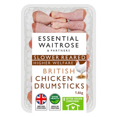 Waitrose Chicken Drumsticks, Skin-on & Bone-in