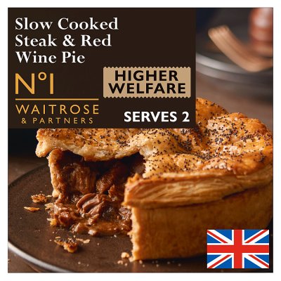 No.1 Slow Cooked Steak & Red Wine Pie