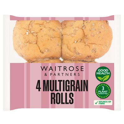 Waitrose 4 Multigrain Rolls