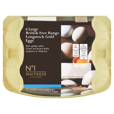 No.1 Large Longstock Gold Free Range Eggs