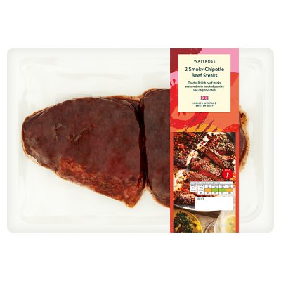 Waitrose Summer 2 Smoky Chipotle Beef Steaks
