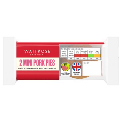 Waitrose 2 Mini Pork Pies