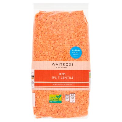 Waitrose Red Split Lentils