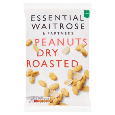 Waitrose Essentials Dry Roasted Peanuts