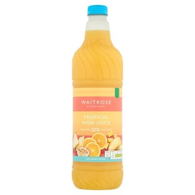 Waitrose No Added Sugar Tropical High Juice