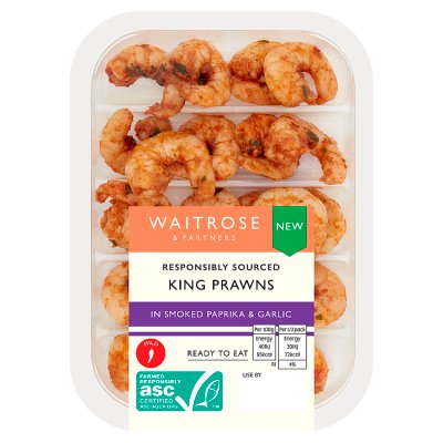 Waitrose King Prawns in Paprika & Garlic