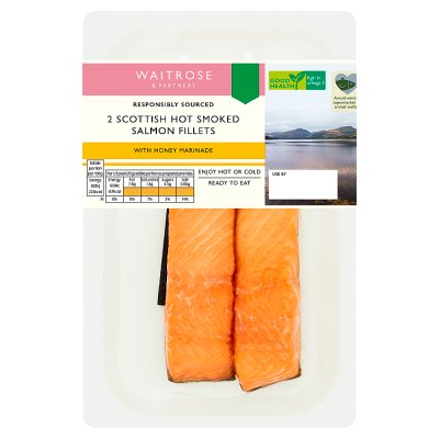Waitrose 2 Smoked Salmon Fillets with Honey