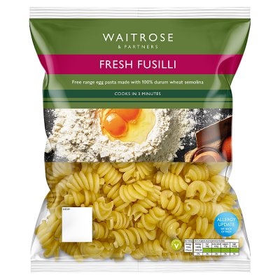 Waitrose Fresh Fusilli