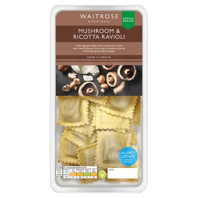 Waitrose Mushroom & Ricotta Ravioli