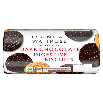 Essential Dark Chocolate Digestive Biscuits