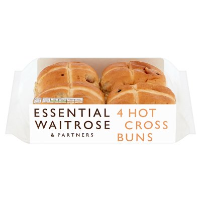 Waitrose Easter 4 Hot Cross Buns
