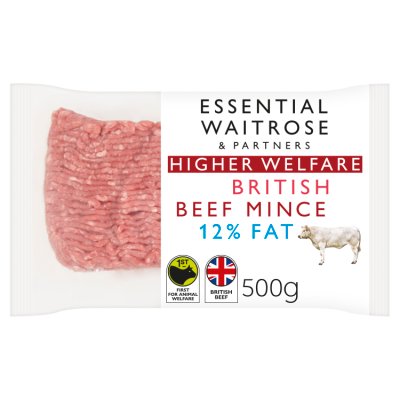 Essential British Beef Mince 12% Fat