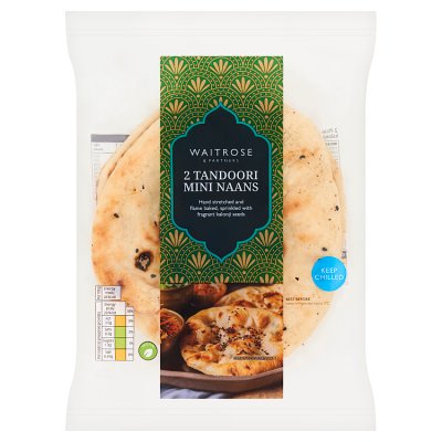 Waitrose 2 Tandoori Mini Naans