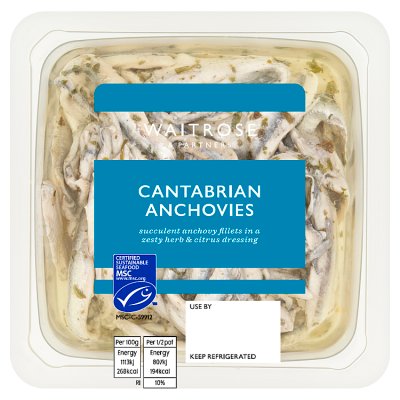 Waitrose MSC Cantabrian Anchovies