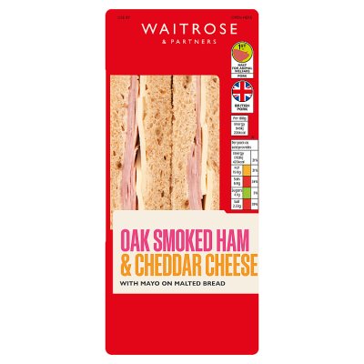 Waitrose Smoked Ham & Cheese Sandwich