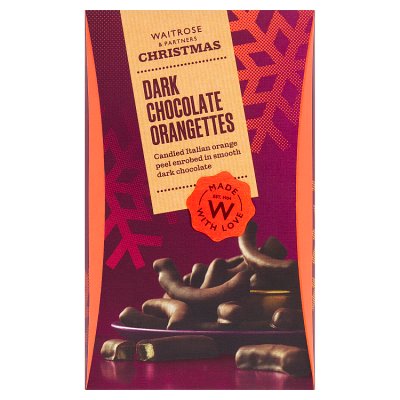 Waitrose Christmas Dark Chocolate Orangettes