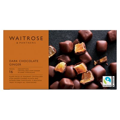 Waitrose Dark Chocolate Ginger