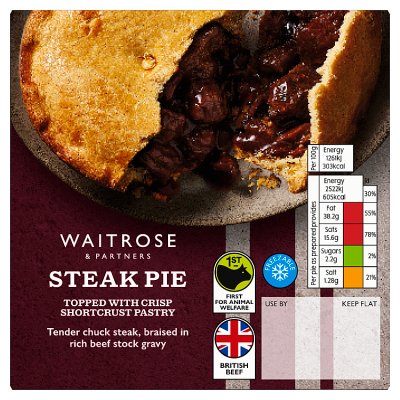 Waitrose Steak Pie