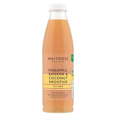 Waitrose Pineapple, Banana & Coconut Smoothie Large