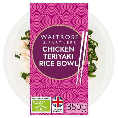 Waitrose Chicken Teriyaki Donburi Rice Bowl for 1