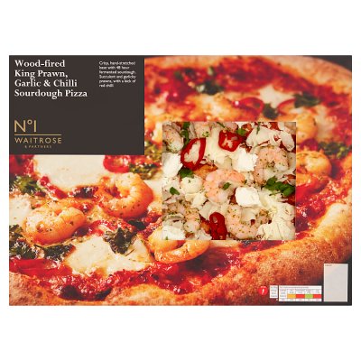 No.1 Wood-fired King Prawn, Garlic & Chilli Sourdough Pizza