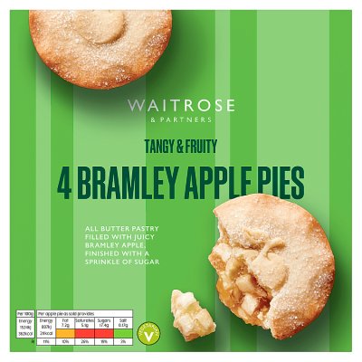 Waitrose 4 Bramley Apple Pies
