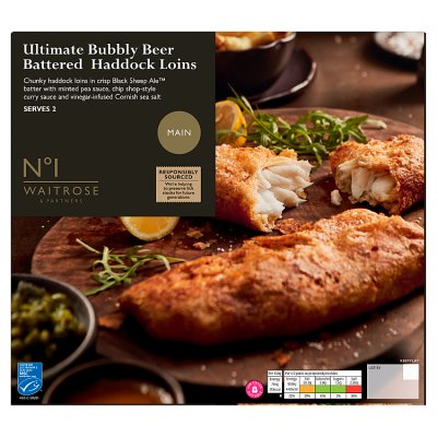 No.1 Bubbly Beer Battered Large Haddock Loins