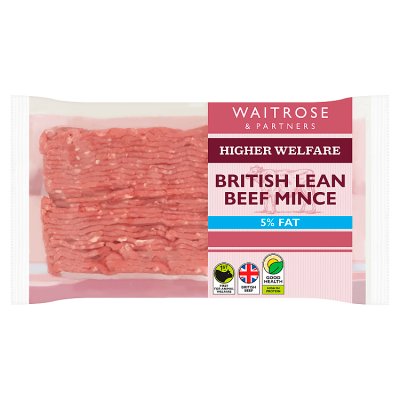 Waitrose British Native Breed Beef Mince 5% Fat