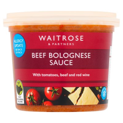 Waitrose Beef Bolognese with Tomatoes and Red Wine