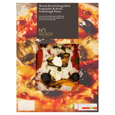 No.1 Wood-fired Chargrilled Vegetable & Pesto Sourdough Pizza