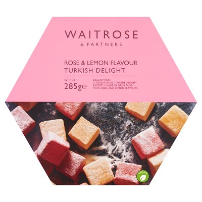 Waitrose Rose & Lemon Turkish Delight