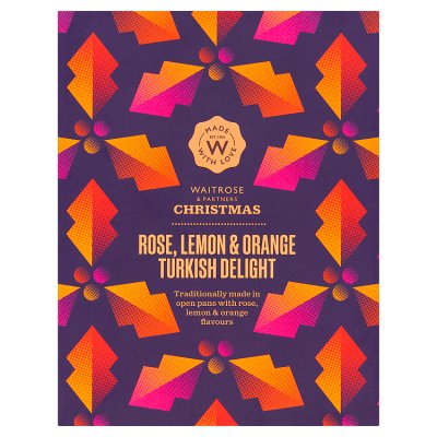 Waitrose Christmas Rose, Lemon & Orange Turkish Delight