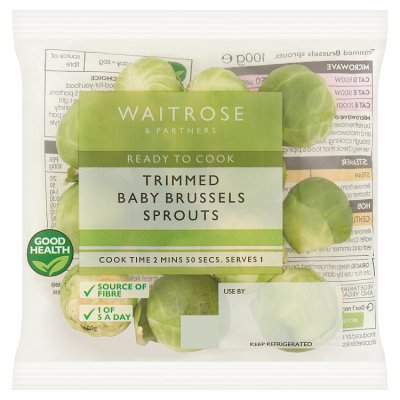 Waitrose Trimmed Baby Sprouts