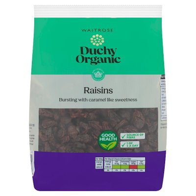 Waitrose & Partners Duchy Organic Raisins