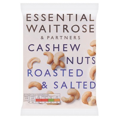 Waitrose Essential Roasted Salted Cashew Nuts