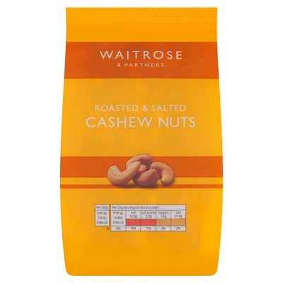 Waitrose Roasted Salted Cashews