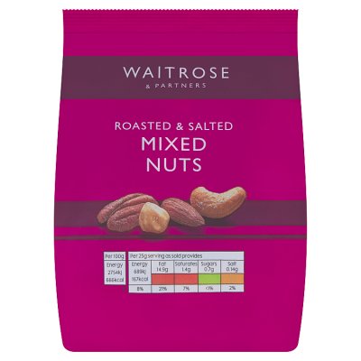 Waitrose Roasted Salted Mixed Nuts