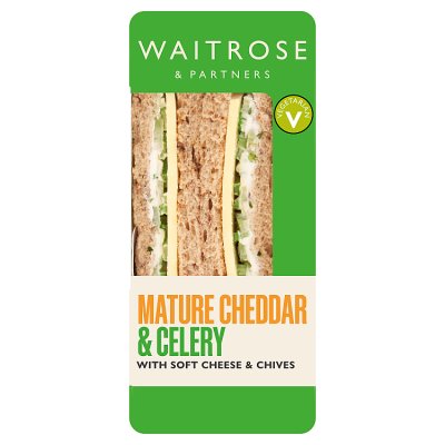 Waitrose Cheddar & Celery Sandwich
