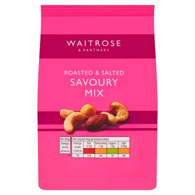 Waitrose Roasted Salted Savoury Mix