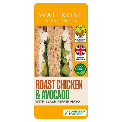 Waitrose Chicken & Avocado Sandwich