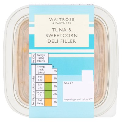 Waitrose Tuna & Sweetcorn Deli Filler