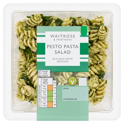 Waitrose Large Pesto, Spinach & Pine Nut Pasta
