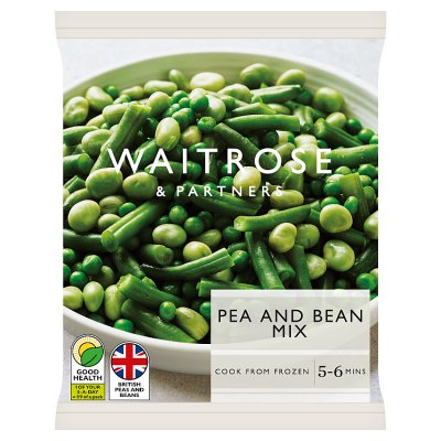 Waitrose Frozen Pea And Bean Mix