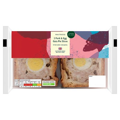 Waitrose Pork & Egg Gala Pie Slices