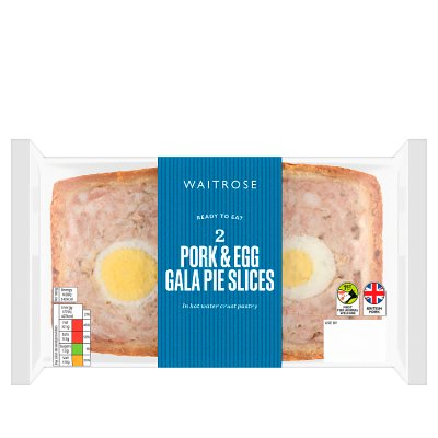 Waitrose Pork & Egg Gala Pie Slices