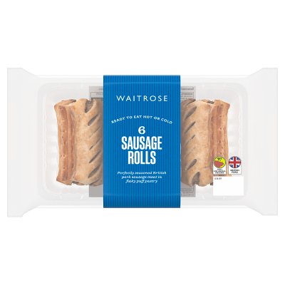 Waitrose 6 Sausage Rolls