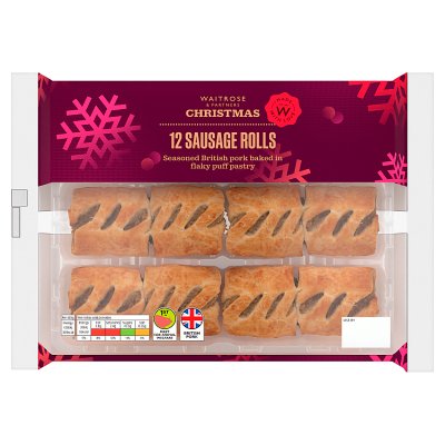 Waitrose Christmas 12 Sausage Rolls