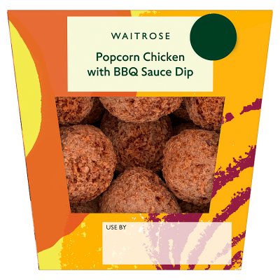 Waitrose Popcorn Chicken with BBQ Sauce Dip