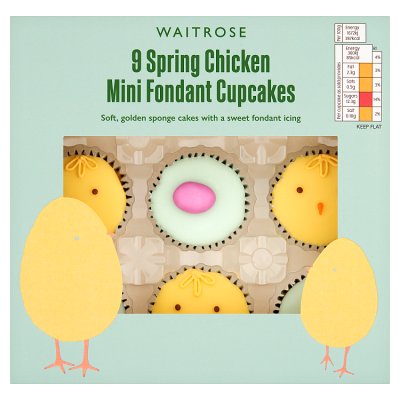 9 Mini Easter Cupcakes
